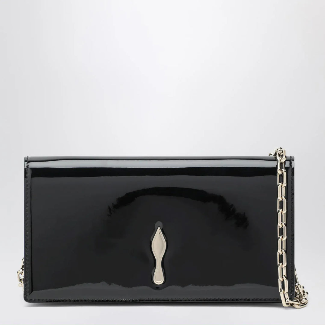 Christian Louboutin - Bettina black patent clutch Brand Apparel &amp; Accessories TU