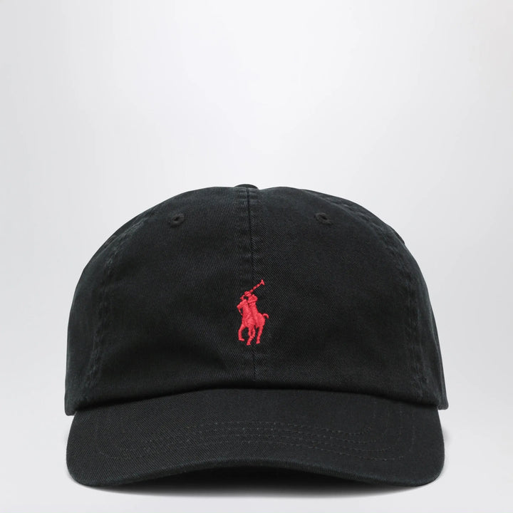 Polo Ralph Lauren - Black baseball cap with logo Brand Apparel &amp; Accessories > Clothing Accessories > Hats U