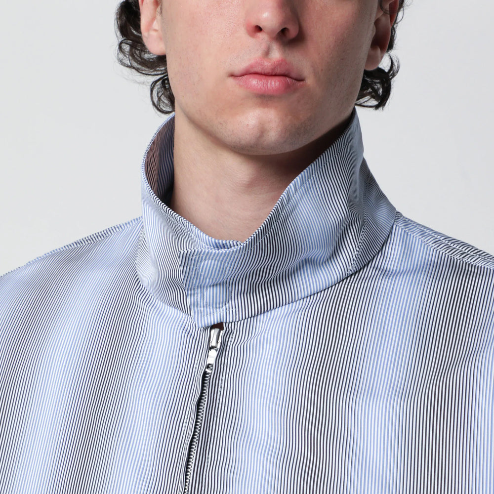 Dries Van Noten - Textured striped zip jacket Brand Apparel & Accessories > Clothing > Outerwear > Coats & Jackets