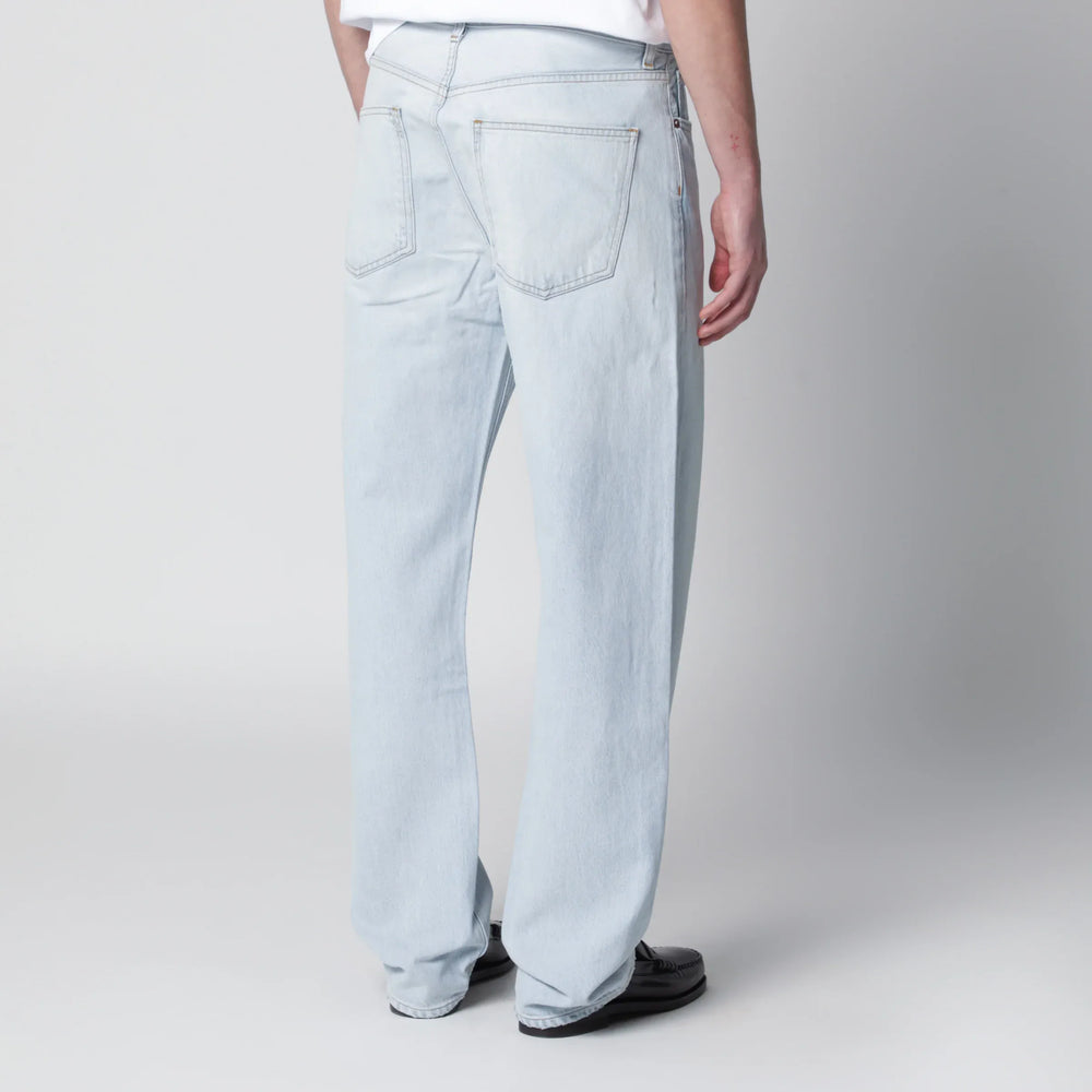 AGOLDE - 90s straight-leg mid-rise jeans in light blue denim Brand Apparel & Accessories > Clothing > Pants