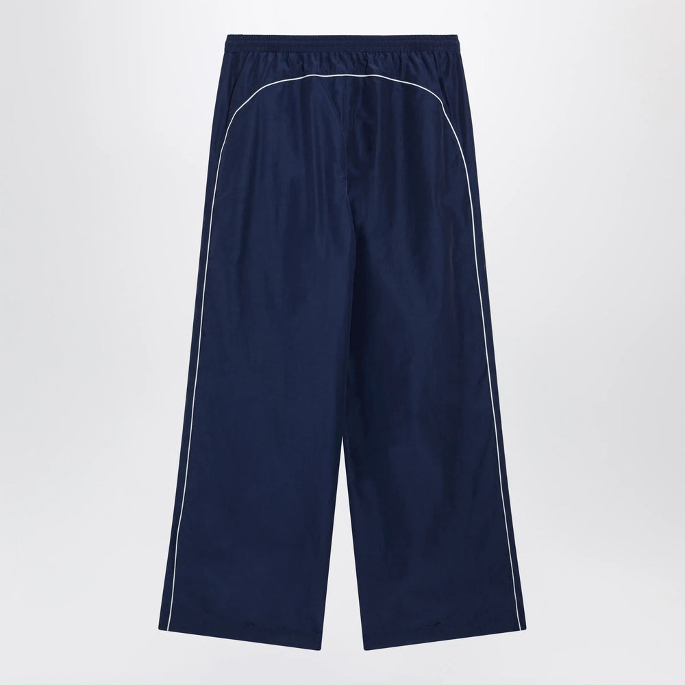 Balenciaga - Bodies track pants in dark navy poplin Brand Apparel & Accessories > Clothing > Pants