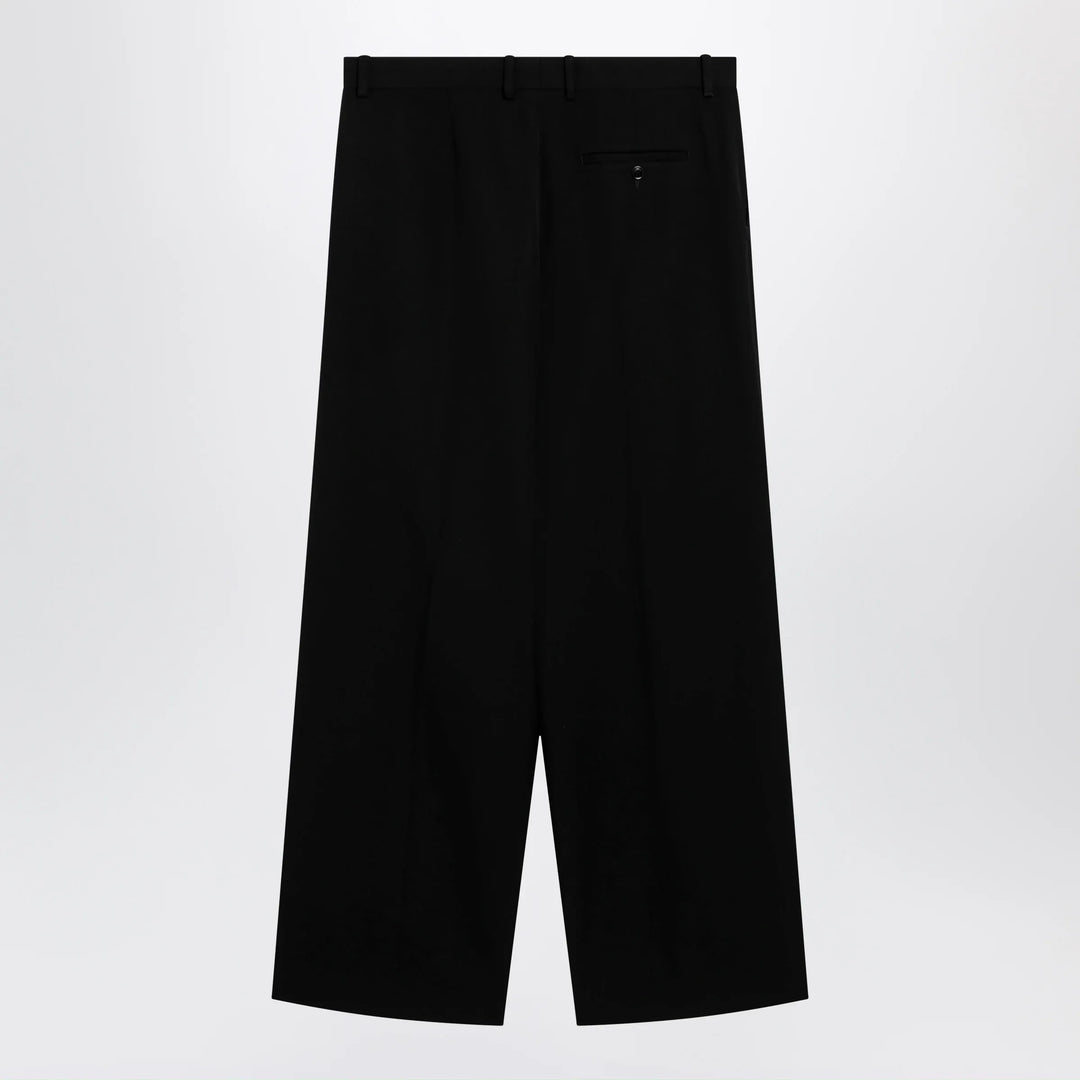 Balenciaga - Wide-leg tailored trousers in black twill Brand Apparel &amp; Accessories > Clothing > Pants