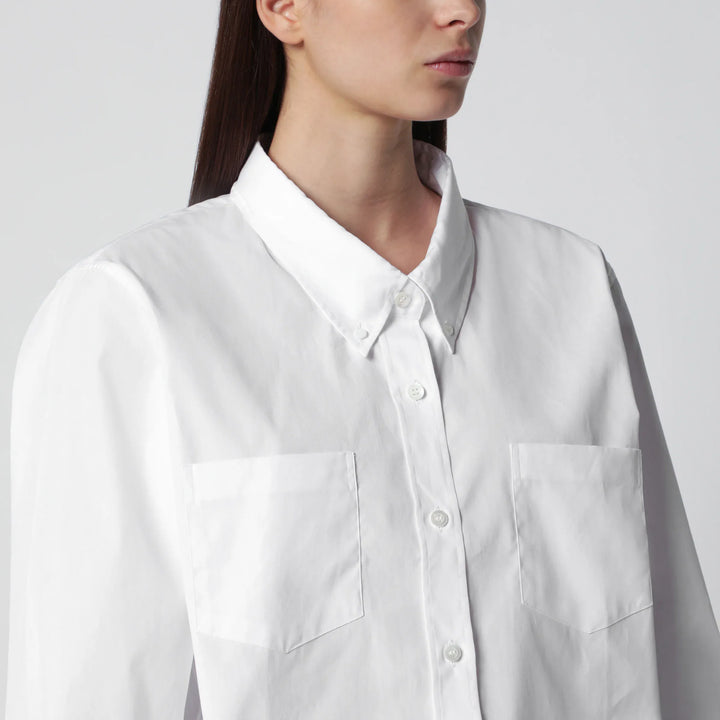 Dries Van Noten - White button-down cotton shirt Brand Apparel &amp; Accessories > Clothing > Shirts &amp; Tops 38  FR