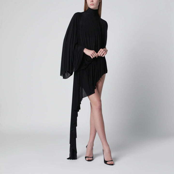 Francesco Murano - Black asymmetric turtleneck dress Brand Apparel &amp; Accessories > Clothing > Shirts &amp; Tops 40  IT