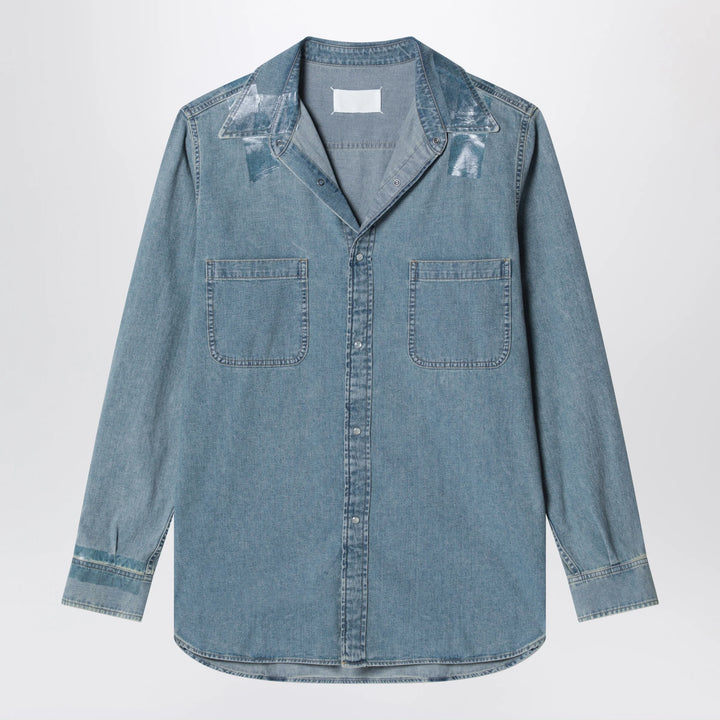 Maison Margiela - Ice blue denim shirt Brand Apparel &amp; Accessories > Clothing > Shirts &amp; Tops 48 IT