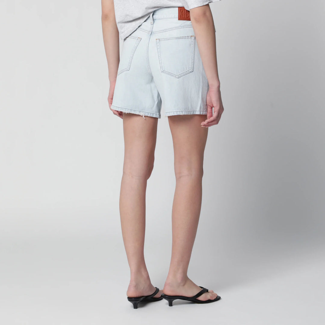 ANINE BING - Light blue denim shorts Brand Apparel &amp; Accessories > Clothing > Shorts