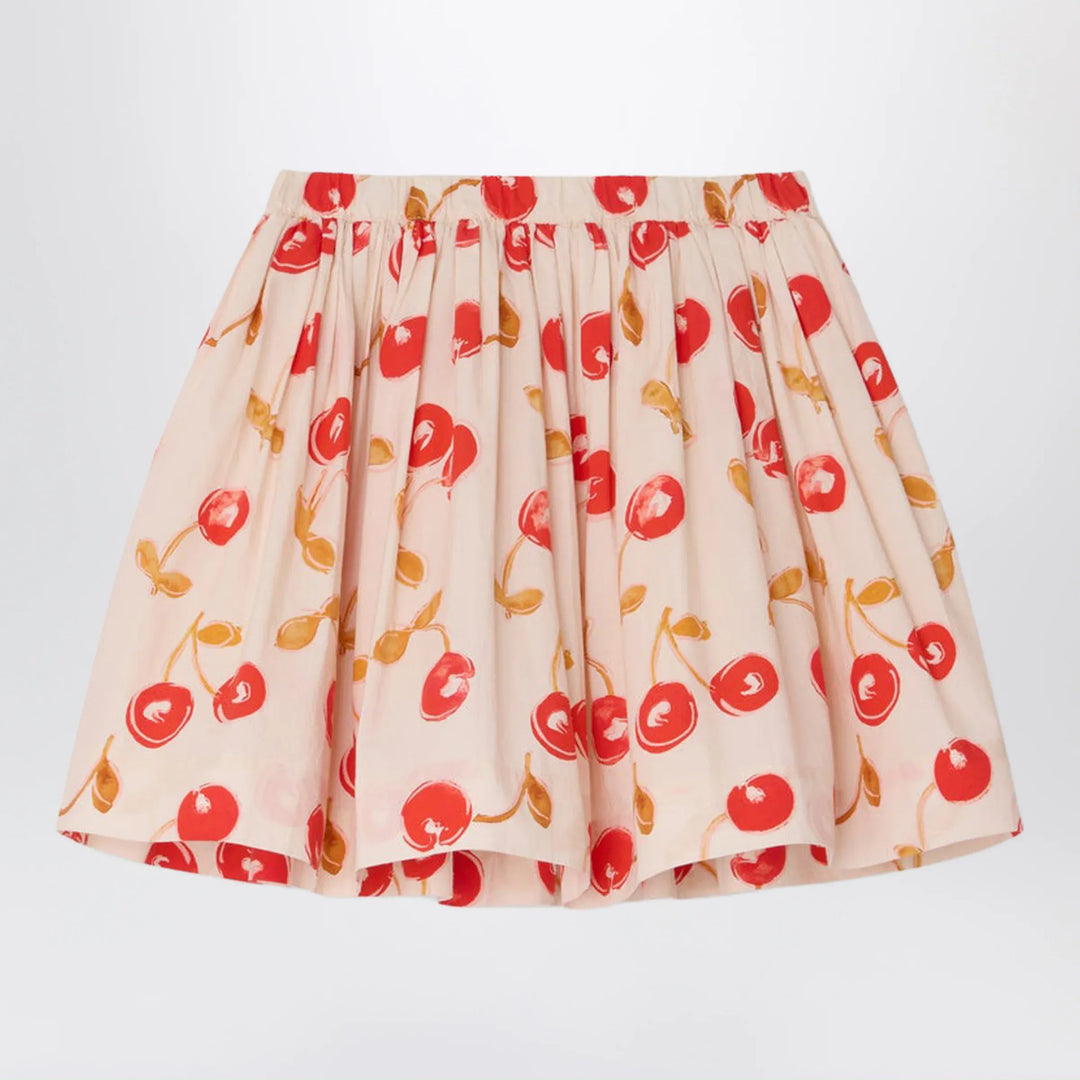 Bonpoint - Suzon écru skirt with cherry print Brand Apparel & Accessories > Clothing > Skirts 4