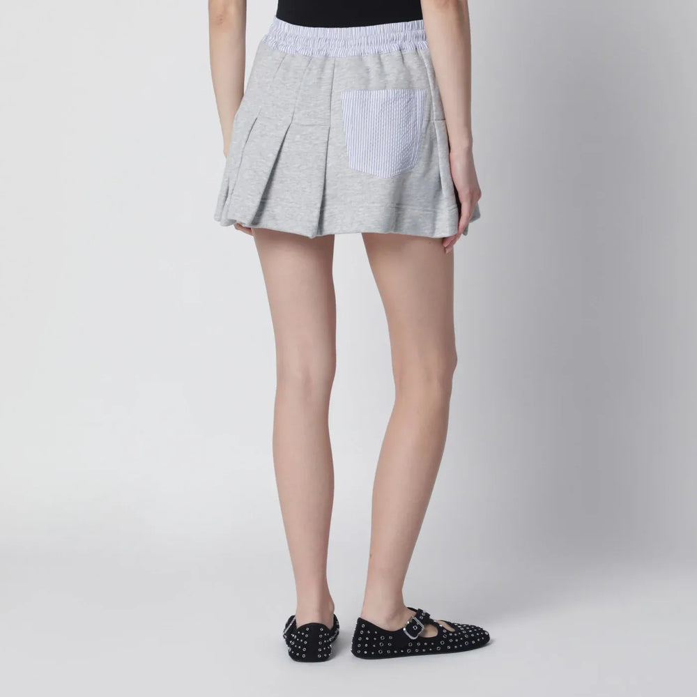 Vivienne Westwood - Grey mini skirt with Orb logo Brand Apparel & Accessories > Clothing > Skirts S