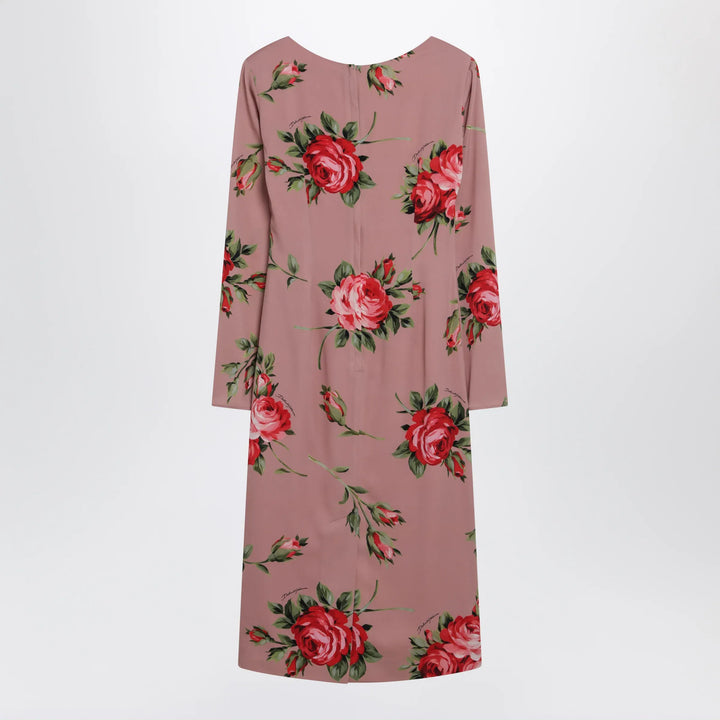 Dolce&amp;Gabbana - Bouquet rose print sheath dress Brand Apparel &amp; Accessories