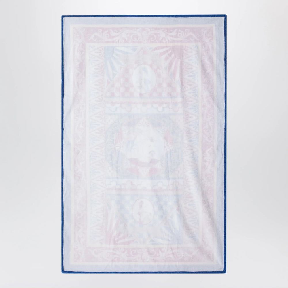 Dolce&Gabbana - Carretto beach towel in cotton Brand Apparel & Accessories TU