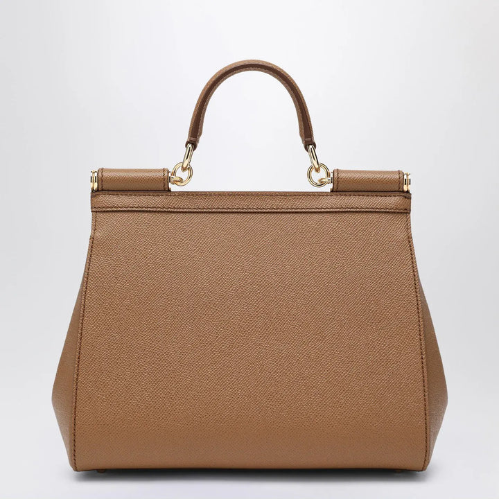 Dolce&amp;Gabbana - Large caramel Sicily Hand Bag Brand Apparel &amp; Accessories TU