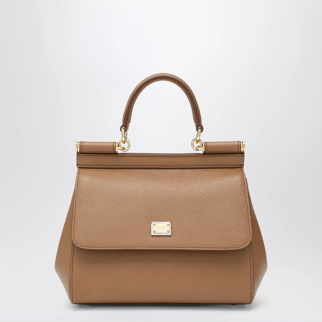 Dolce&amp;Gabbana - Medium caramel Sicily Hand Bag Brand Apparel &amp; Accessories