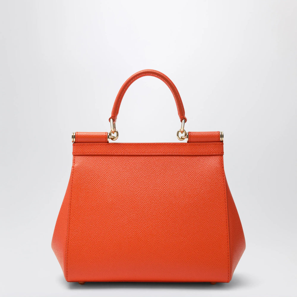 Dolce&Gabbana - Medium orange Sicily handbag Brand Apparel & Accessories TU