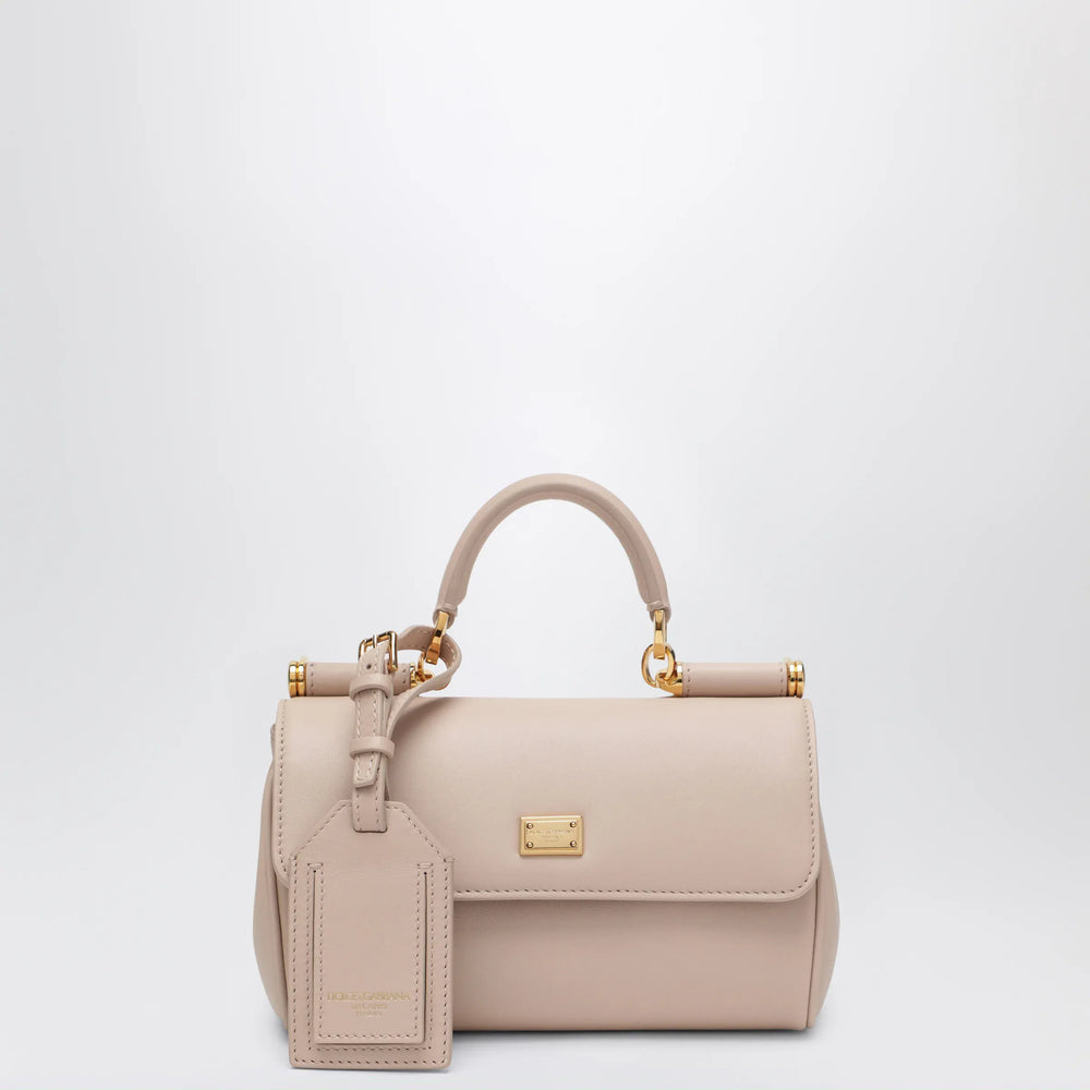 Dolce&Gabbana - Mini My Sicily handbag in light pink leather Brand Apparel & Accessories TU