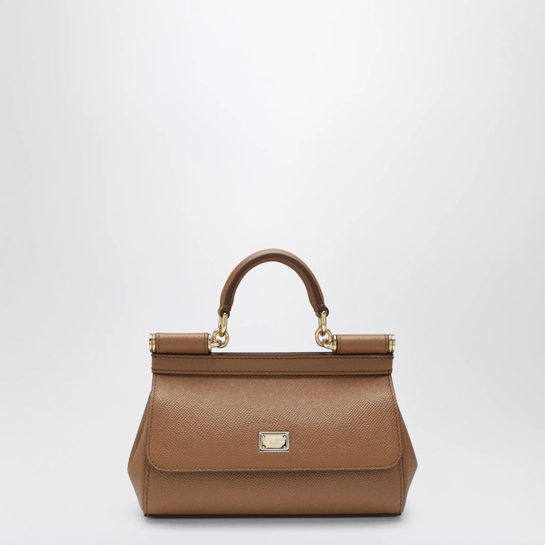 Dolce&Gabbana - Small Sicily handbag in caramel Brand Apparel & Accessories U