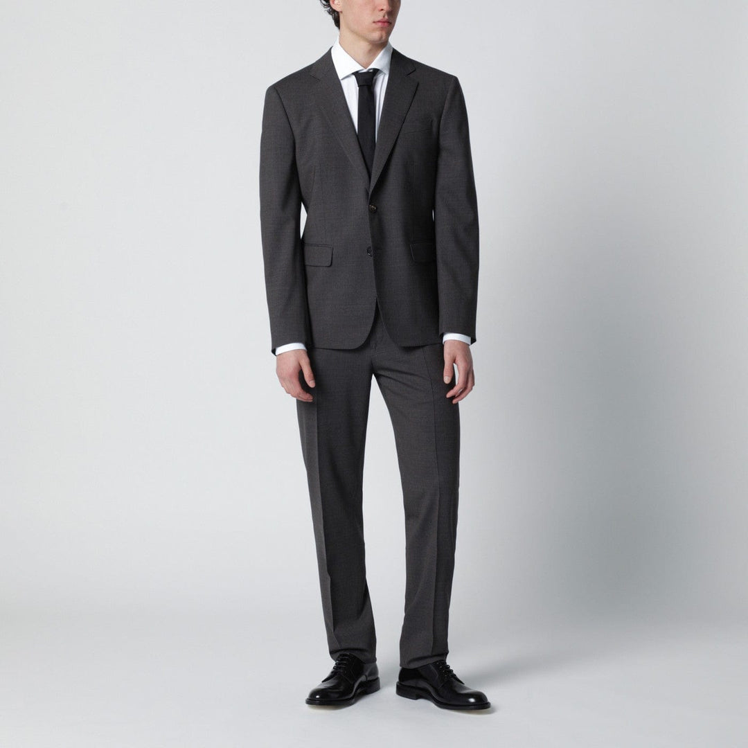 Apparel &amp; Accessories Dsquared2 - Grey single-breasted suit in wool blend Brand