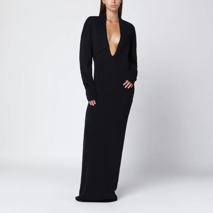 Entire Studios - Black long dress with wide neckline Brand Apparel &amp; Accessories XS/S