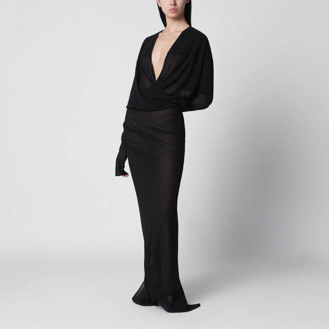 Entire Studios - Long semi-sheer black dress Brand Apparel &amp; Accessories XS