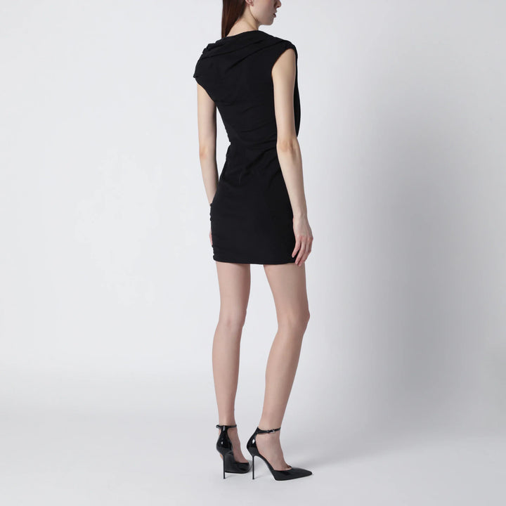 Entire Studios - Twist mini dress in soot color Brand Apparel &amp; Accessories