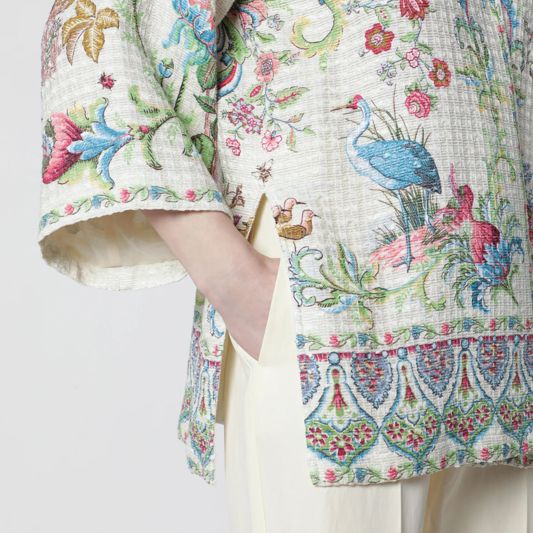 ETRO - Kesa in cotton-blend mat fabric Brand Apparel &amp; Accessories TU
