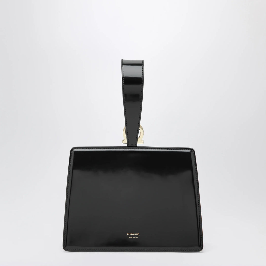 Ferragamo - Black double Gancini mini clutch Brand Apparel &amp; Accessories TU