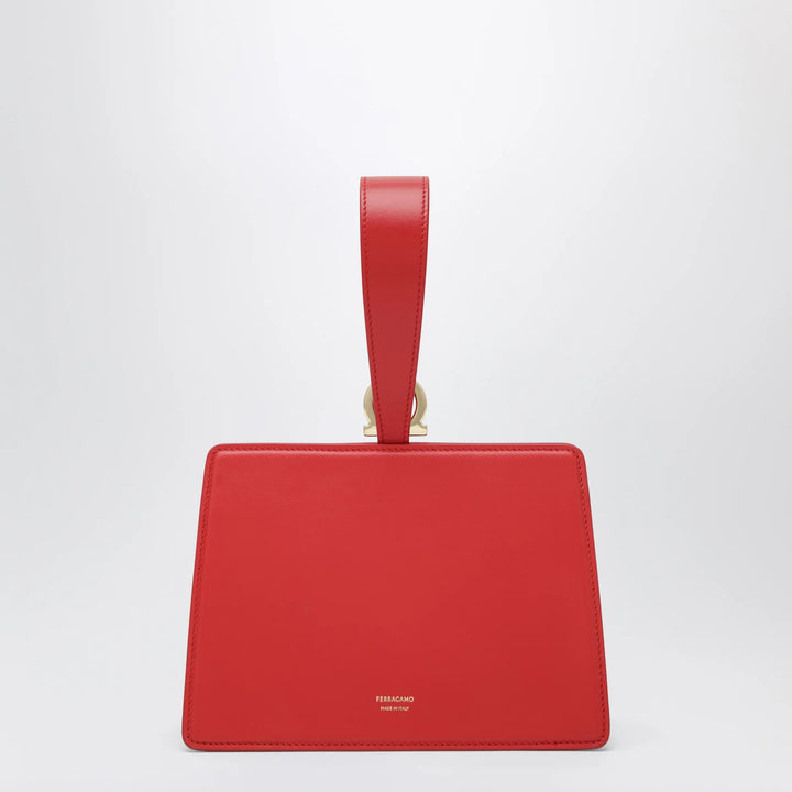 Ferragamo - Red double Gancini mini clutch Brand Apparel &amp; Accessories TU
