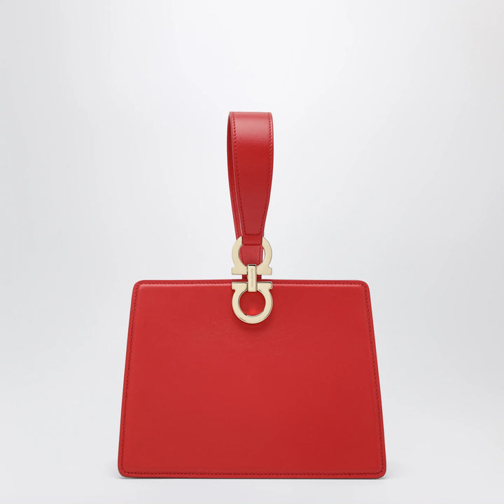 Ferragamo - Red double Gancini mini clutch Brand Apparel &amp; Accessories TU