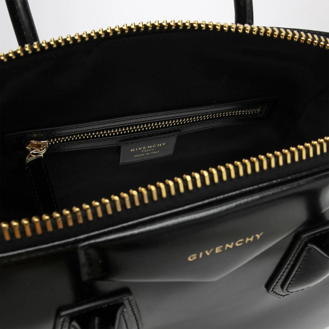 Givenchy - Small Black Antigona Bag In Leather Brand Apparel &amp; Accessories TU
