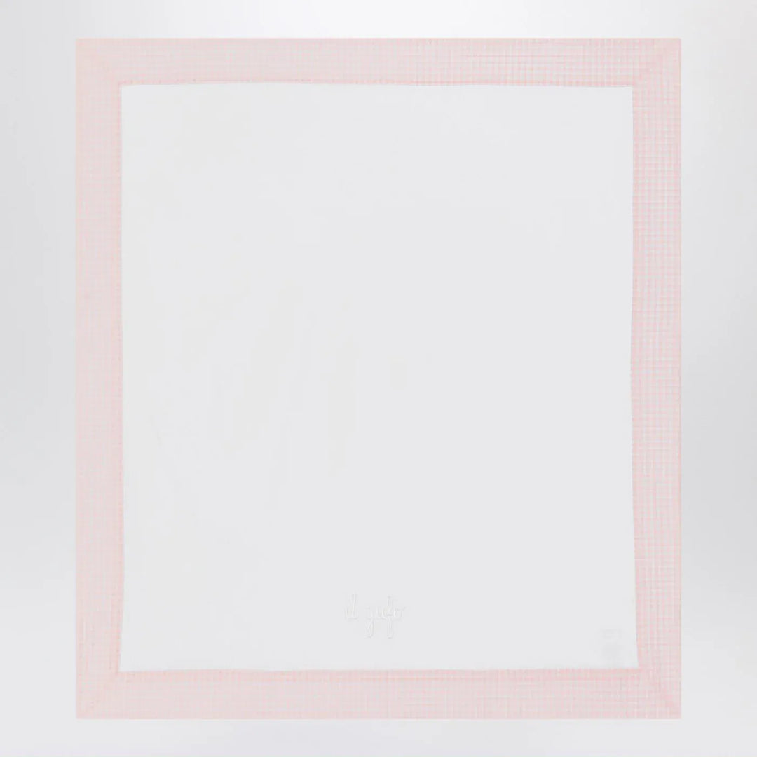 Il Gufo - White cover with pink seersucker border Brand Apparel &amp; Accessories U