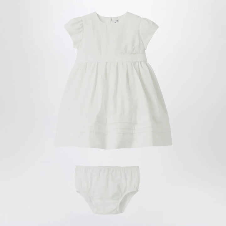 Il Gufo - White dress with culotte in viscose poplin Brand Apparel &amp; Accessories 2Y