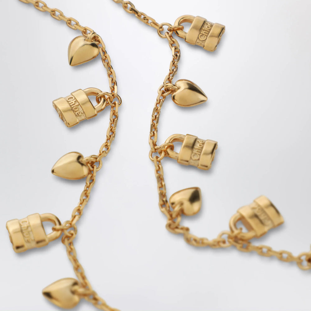 Chloé - Paddington necklace with gold-tone brass charms Brand Apparel & Accessories > Jewelry U