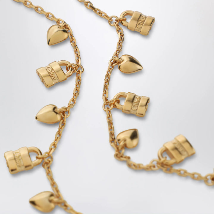 Chloé - Paddington necklace with gold-tone brass charms Brand Apparel &amp; Accessories > Jewelry U