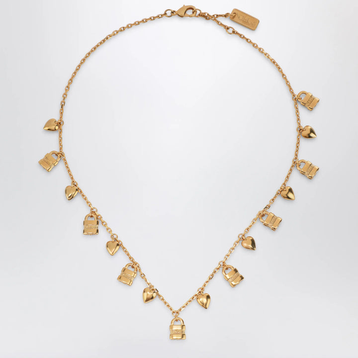 Chloé - Paddington necklace with gold-tone brass charms Brand Apparel &amp; Accessories > Jewelry U