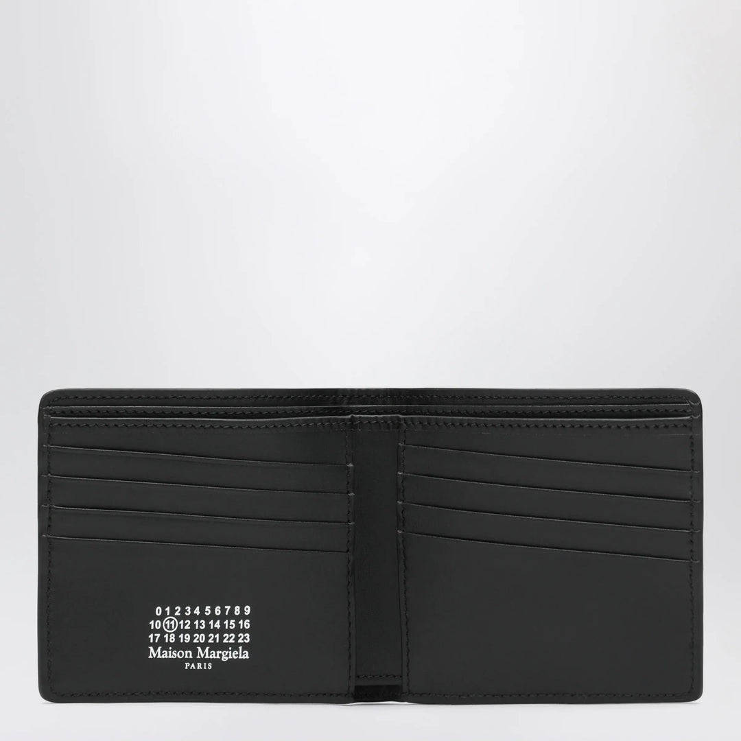 Maison Margiela - Black Four Stitches Bi-Fold Wallet Brand Apparel &amp; Accessories U
