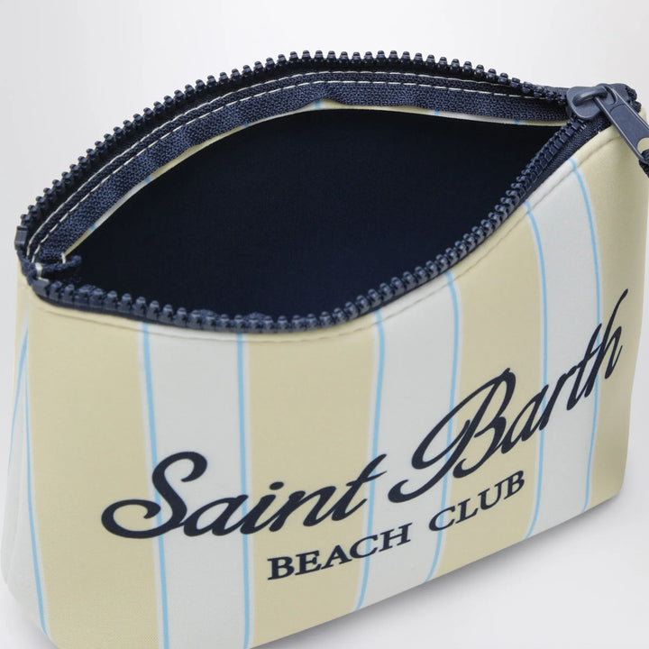 MC2 Saint Barth - Aline striped scuba fabric clutch Brand Apparel &amp; Accessories TU