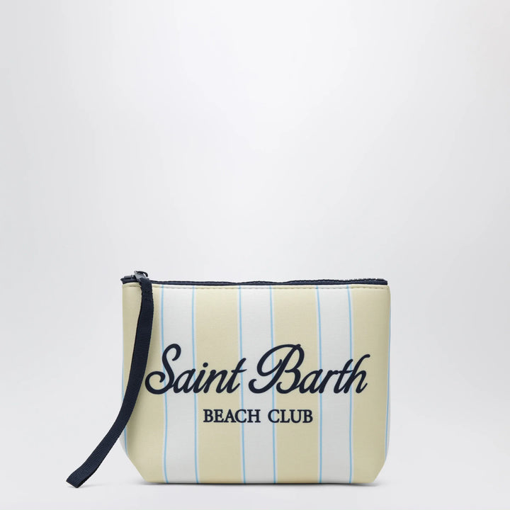 MC2 Saint Barth - Aline striped scuba fabric clutch Brand Apparel &amp; Accessories TU