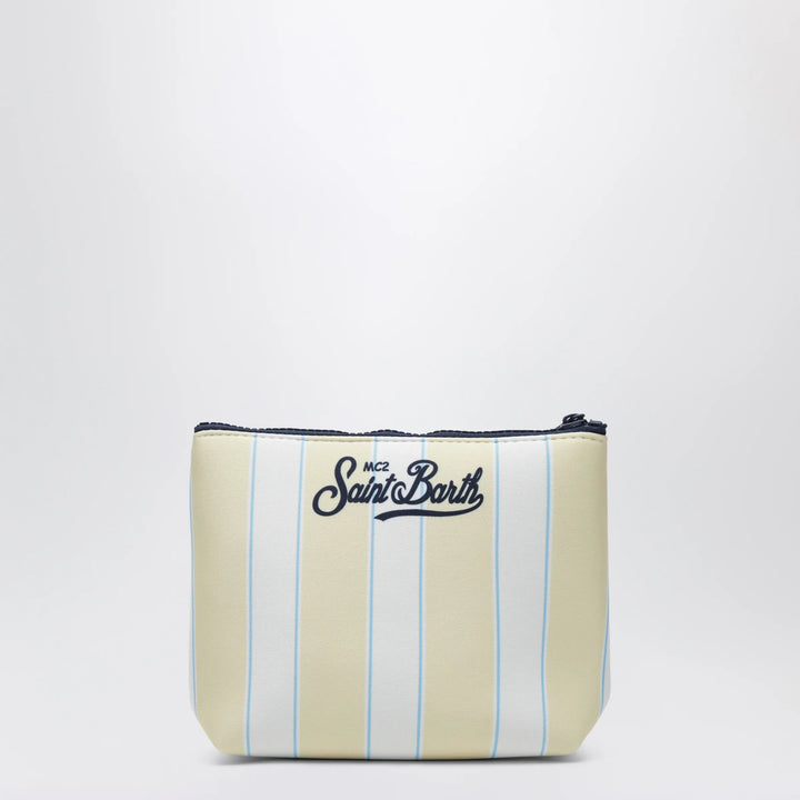 MC2 Saint Barth - Aline striped scuba fabric clutch Brand Apparel &amp; Accessories TU