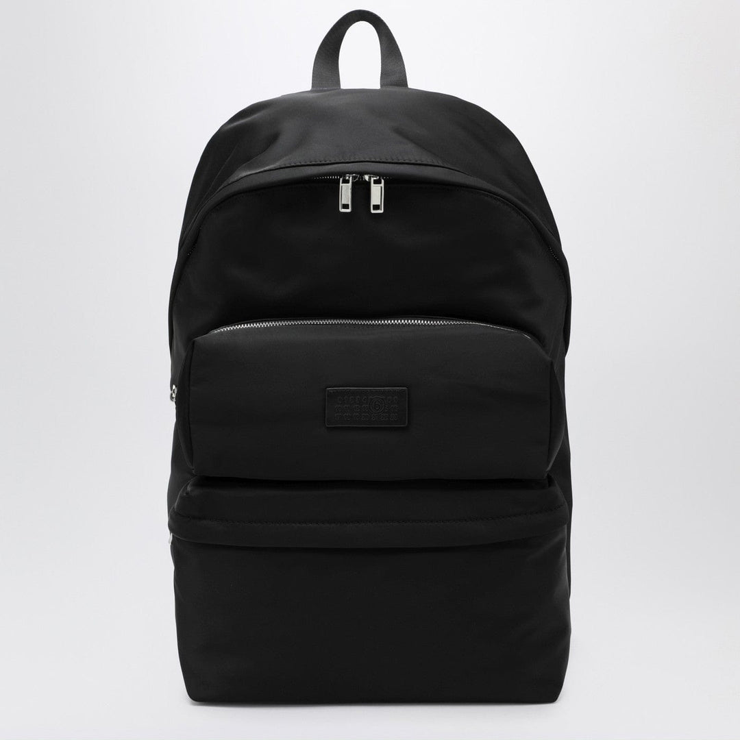 Apparel & Accessories TU MM6 Maison Margiela - Numeric black nylon backpack Brand