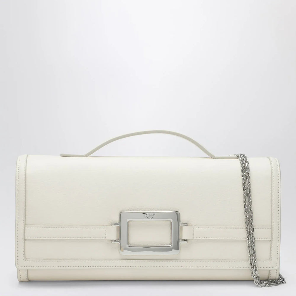 ROGER VIVIER - Belle Vivier Clutch white Brand Apparel & Accessories TU