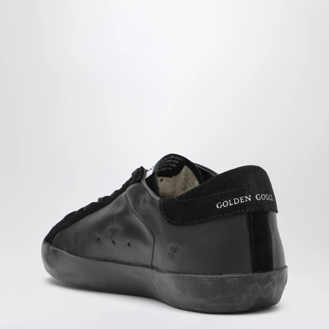 Golden Goose - Black Super-Star sneakers in leather and suede Brand Apparel &amp; Accessories > Shoes