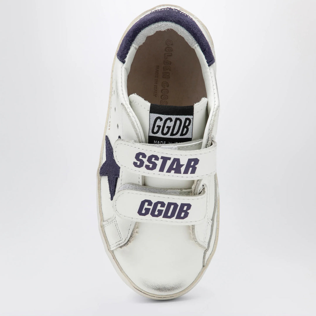 Golden Goose - Old School sneakers in white/blue leather Brand Apparel &amp; Accessories > Shoes