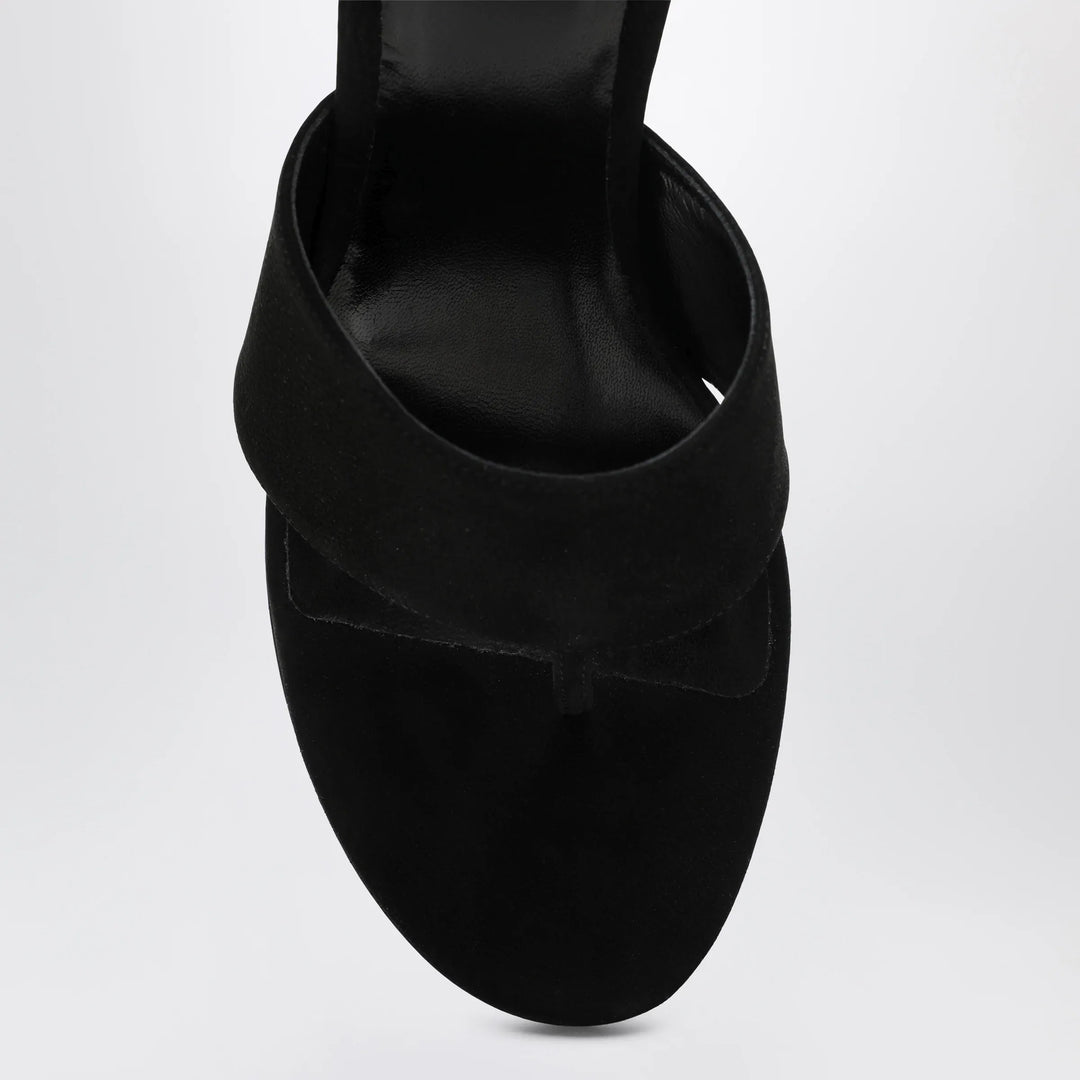 Jude - Black nubuck leather thong sandals Brand Apparel &amp; Accessories > Shoes