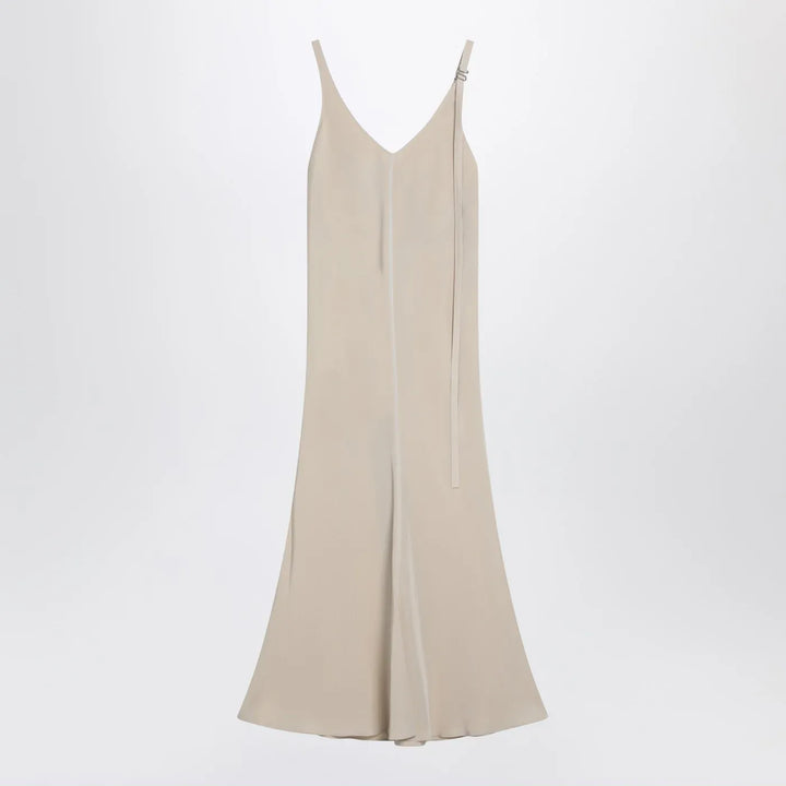 Sportmax - Ivory dress with adjustable strap Brand Apparel &amp; Accessories 42  IT