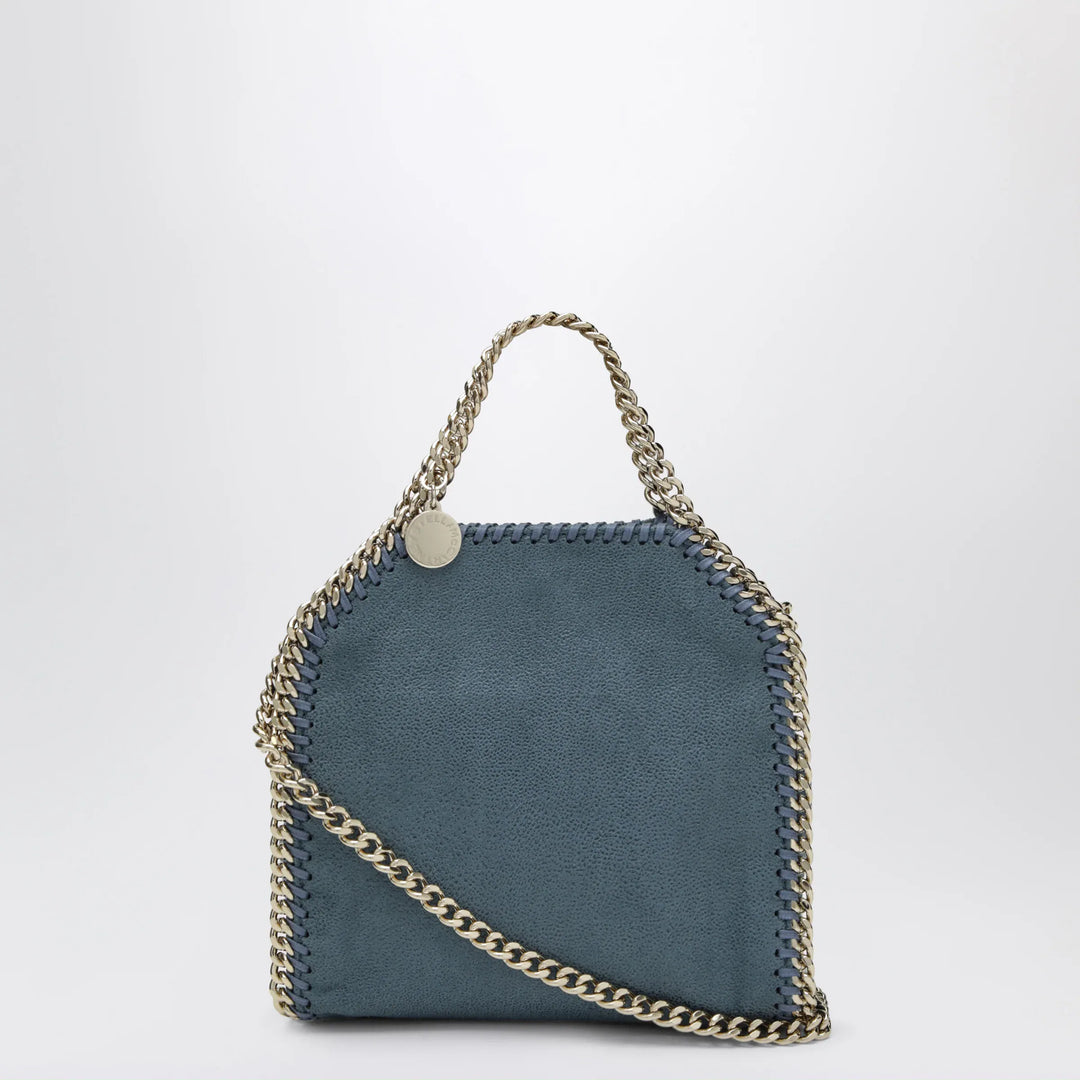 Stella McCartney - Falabella micro tote bag in vegan leather blue Brand Apparel & Accessories TU