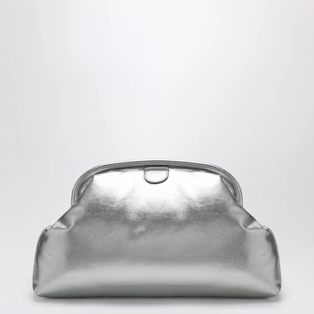 Stella McCartney - Silver metallic padded Falabella clutch Brand Apparel & Accessories TU