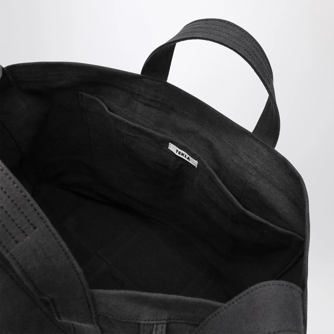 Tekla - Beach bag in black cotton Brand Apparel &amp; Accessories TU