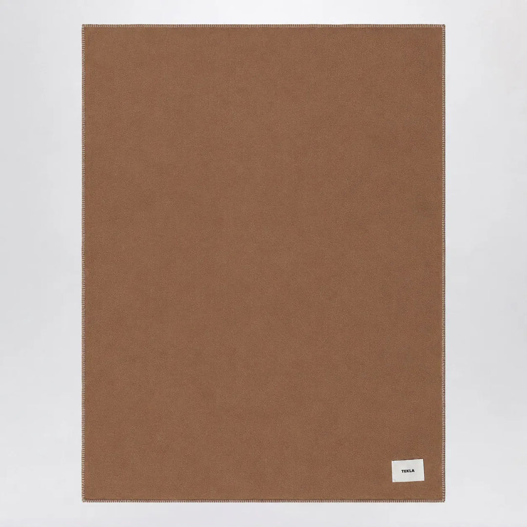 Tekla - Brown lambswool blanket Brand Apparel &amp; Accessories U