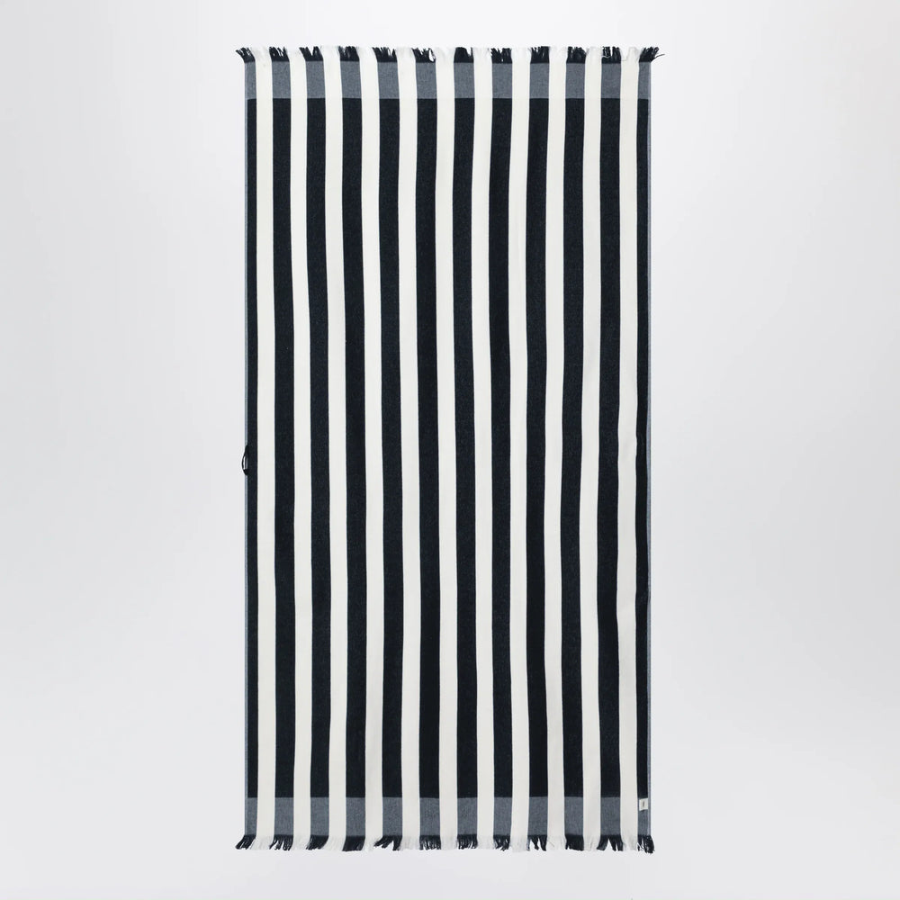 Tekla - Navy blue/white striped beach towel Brand Apparel & Accessories TU