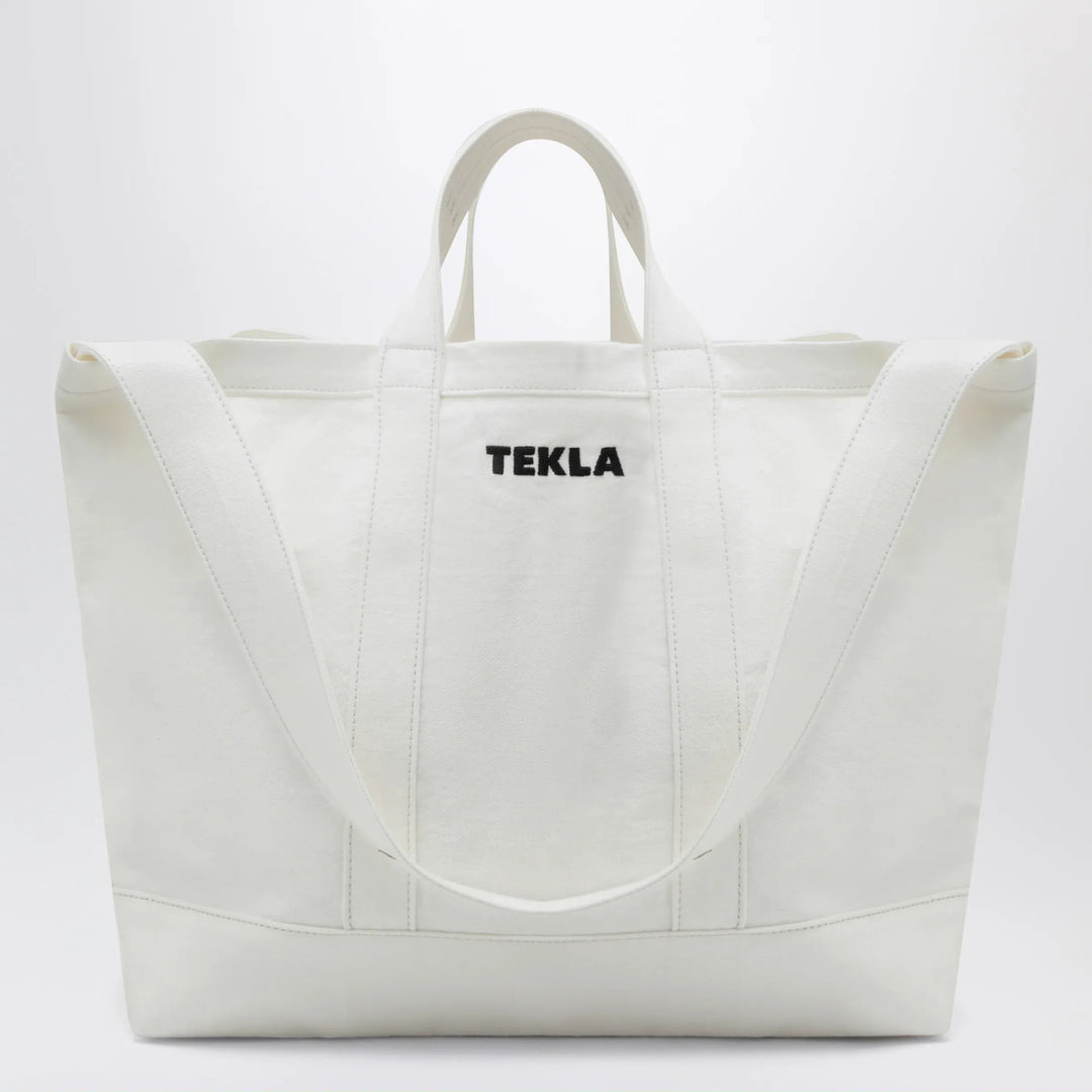 Tekla - White cotton beach bag Brand Apparel & Accessories TU