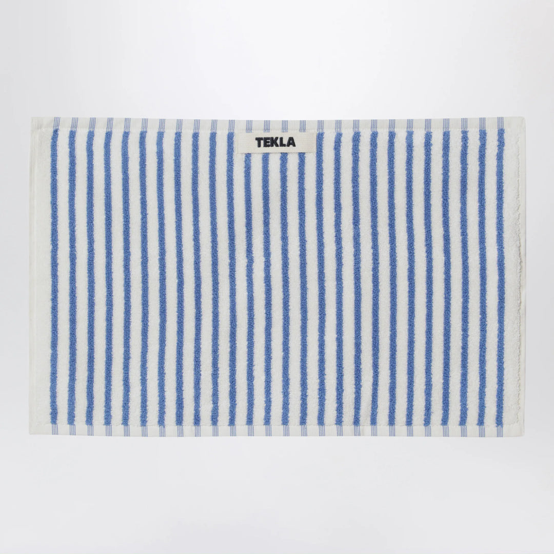 Tekla - White striped guest towel 30x50 Brand Apparel & Accessories TU